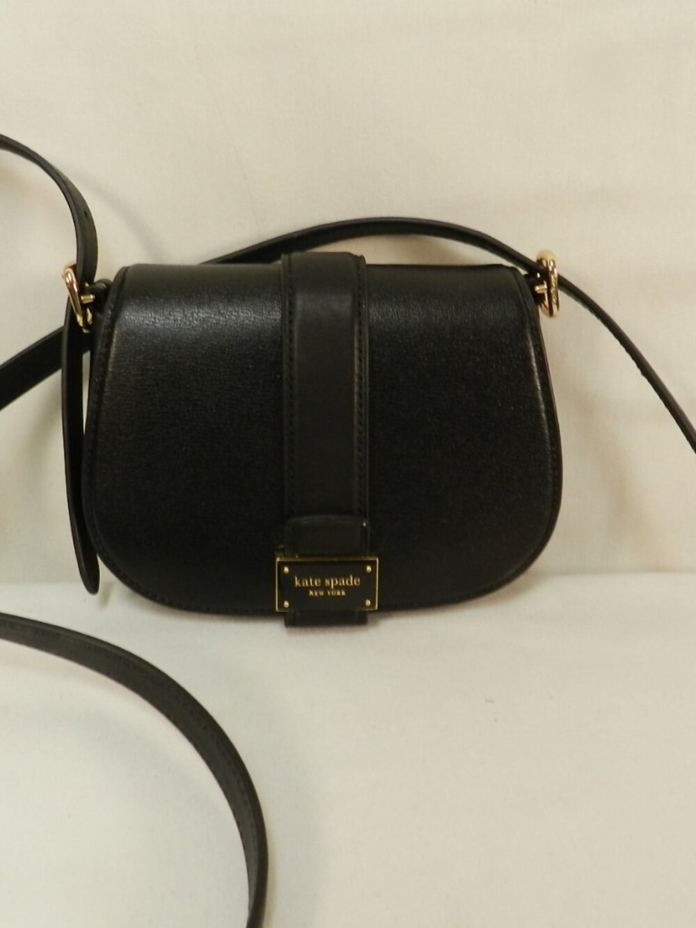 Kate Spade Leather Mini noveau textured crossbody bag purse black handbag NEW